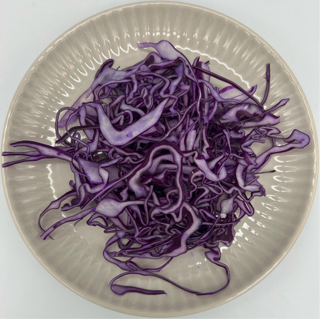 Cabbage Red - Shredded 0.1cm - 2 kg/pkt (Kito)