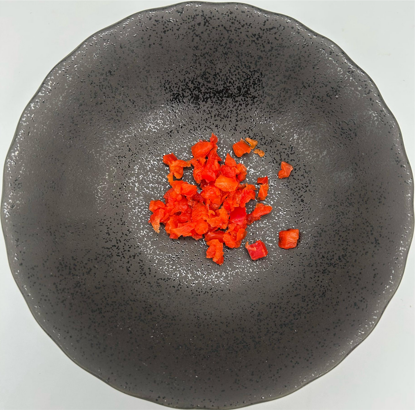 Capsicum Red - Diced 0.5cm - 2 kg/tub (Kito)