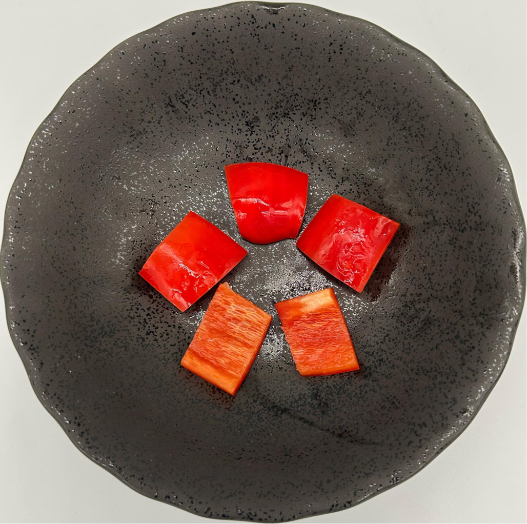 Capsicum Red - Diced 2cm - 2 kg/pkt (Kito)