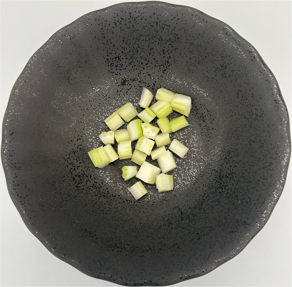 Celery Stalk - Diced 1cm - 1 kg/pkt (Kito)