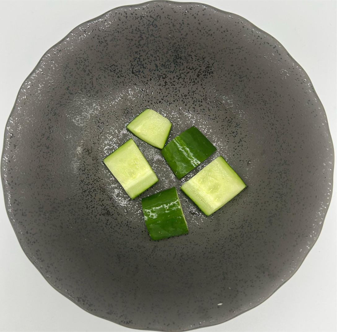 Cucumber Japanese - Diced 2cm - 1 kg/pkt (Kito)
