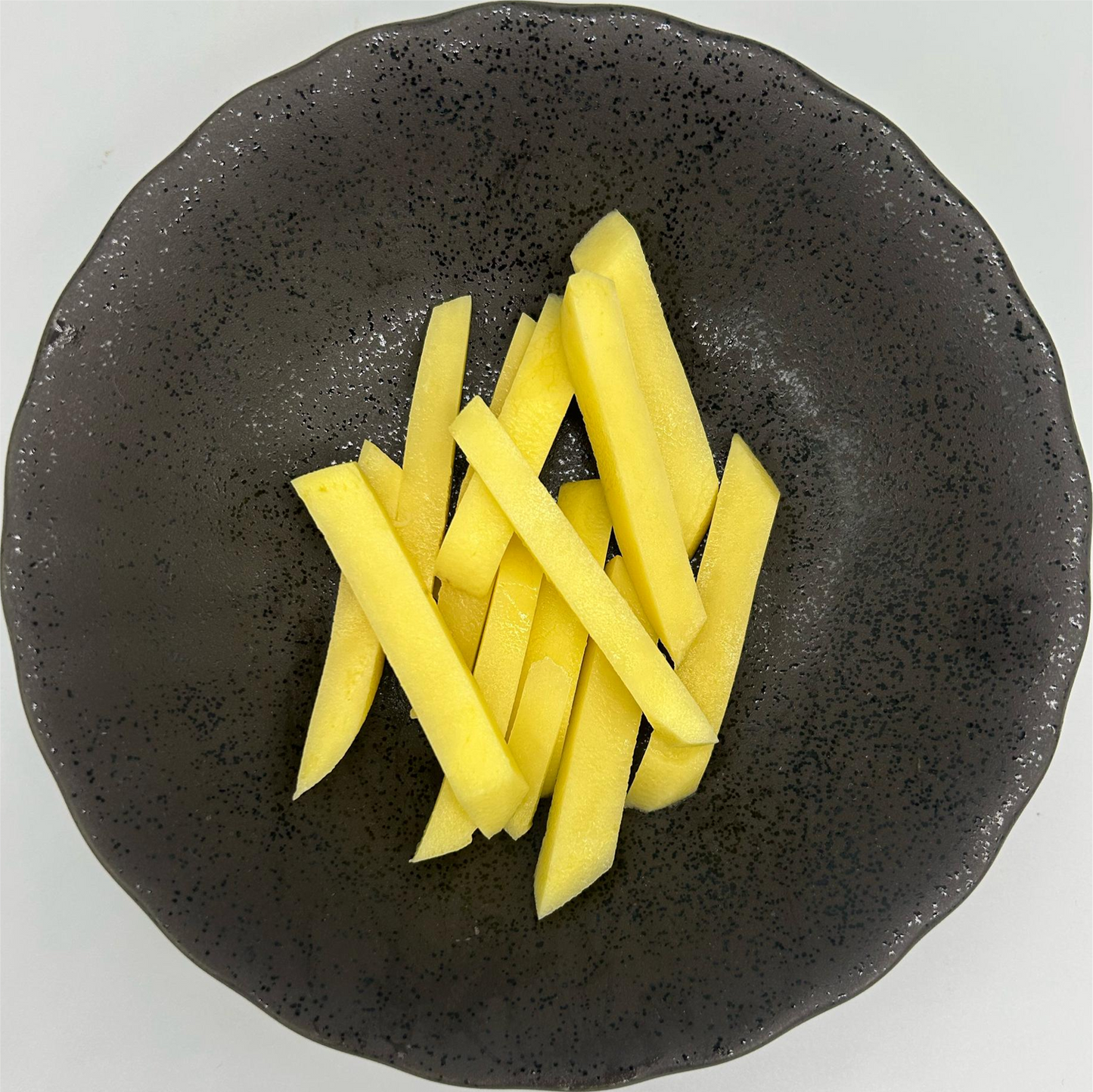Potato Agria - Fries Cut 1 cm - Skin Off 1 kg (Kito)