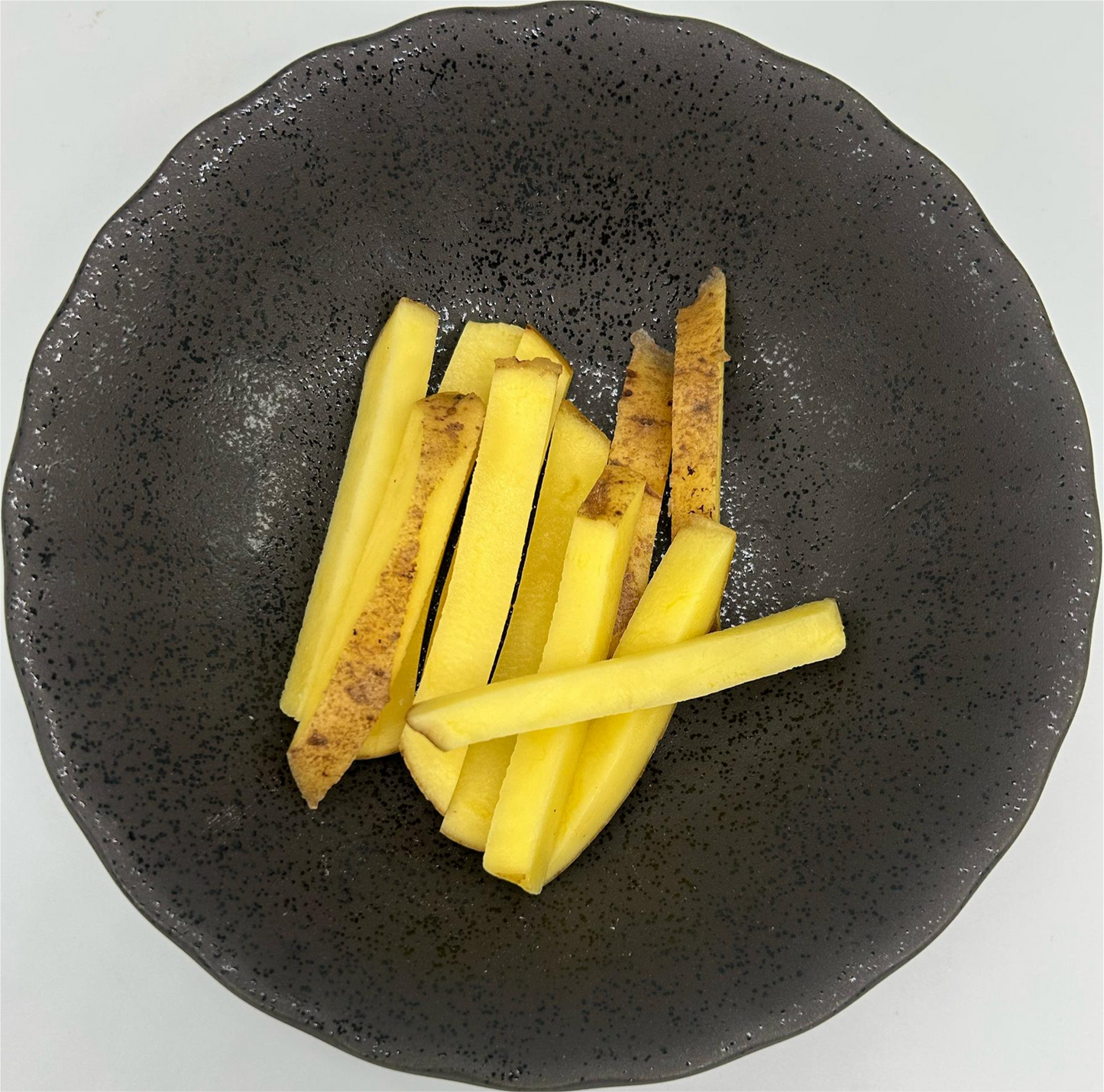 Potato Agria - Fries Cut 1 cm - Skin On 1 kg (Kito)