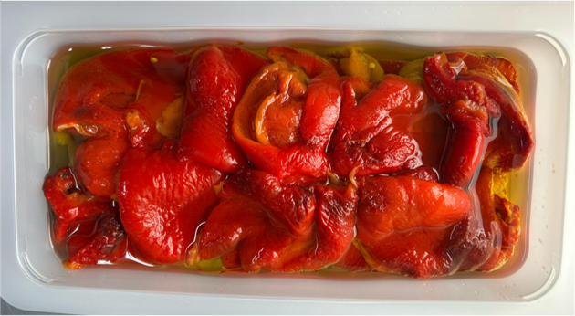 Roasted Mixed Capsicum 5.5 kg/Pkt (Kito) - Production