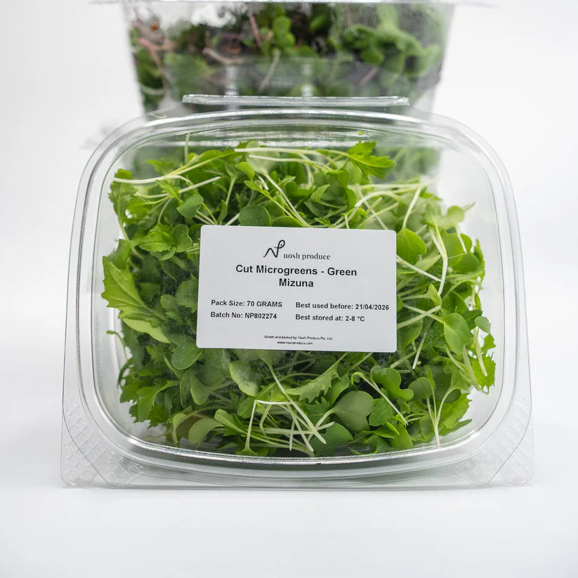 Cut Microgreen Mizuna Green (Nosh)