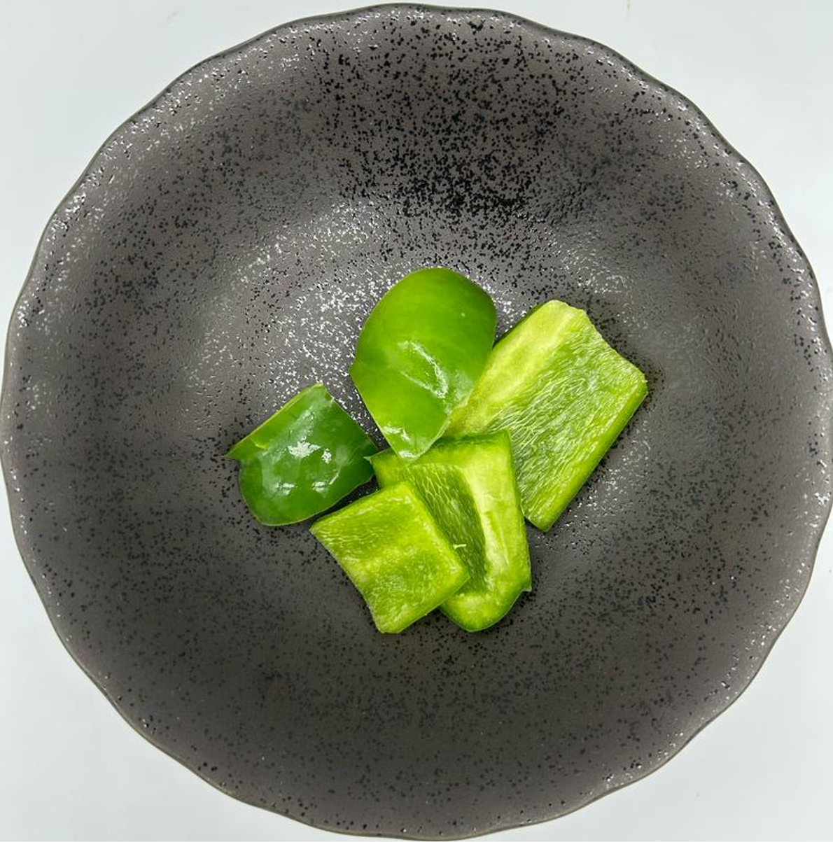 Capsicum Green - Diced 3cm - 1 kg/pkt (Kito)