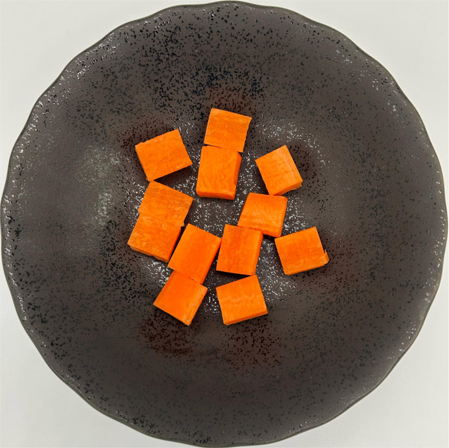 Carrots - Diced 1.5cm - 2 kg/pkt (Kito)