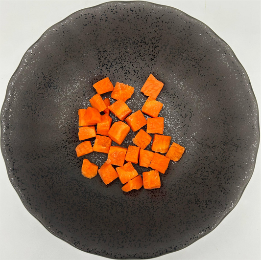Carrots - Diced 1cm - 2 kg/pkt (Kito)