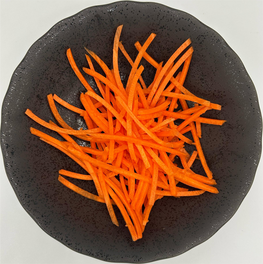 Carrots - Shredded 0.3cm - 1 kg/pkt (Kito)