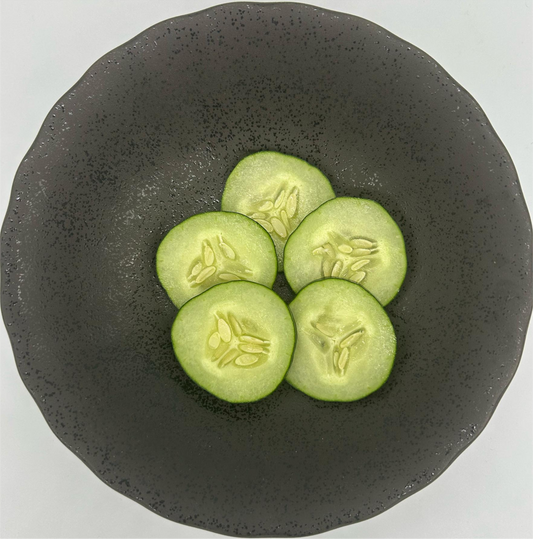 Cucumber Japanese - Sliced 0.3cm (Kito) - 1 kg/tub