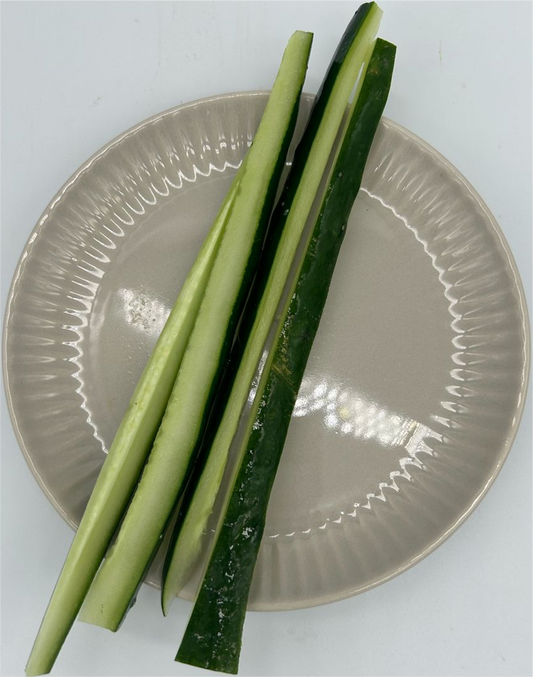 Cucumber (Japanese) - 1cm Thick Strip - 1 kg/tub (Kito)