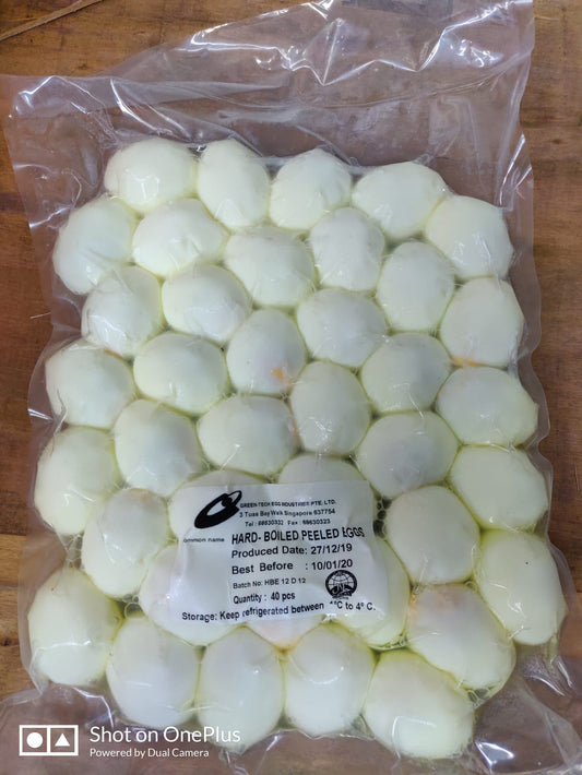 Eggs - Hard Boiled (40pcs/Pkt)