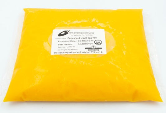 Eggs - Pasteurised Liquid Egg Yolk (12kg/ctn)