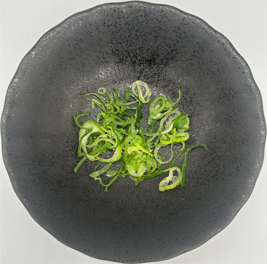Leek Shironeji - Green Top Sliced 1.5cm (Kito) - 500gm/tub