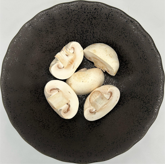 Mushroom Button White - Stemless Halves - 2 kg/Pkt (Kito)