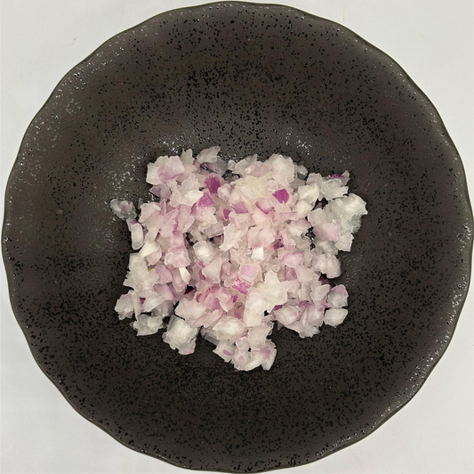 Onion Bombay Red - Diced 0.5cm - 2 kg/pkt (Kito)