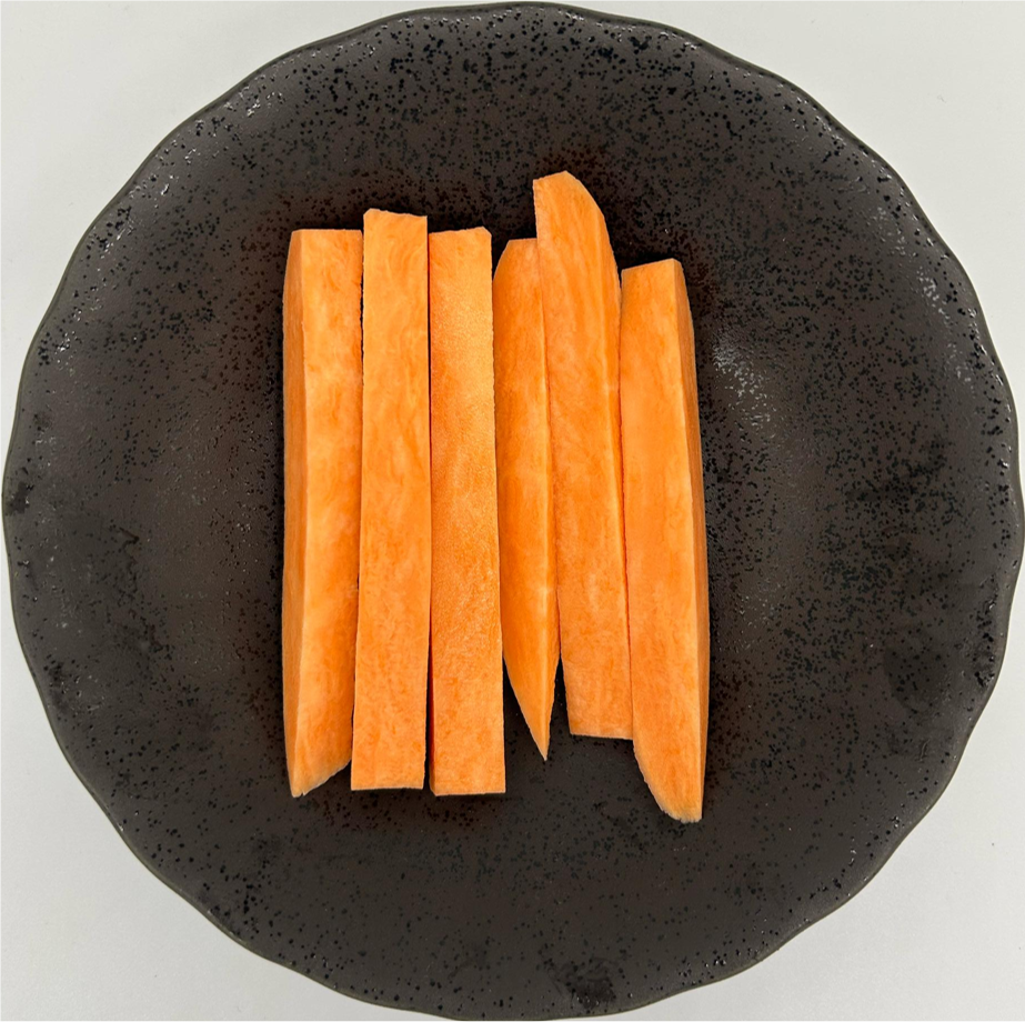 Potato Sweet Orange - Fries 1cm x 1cm x 8-10cm - 2 kg/Pkt (Kito)