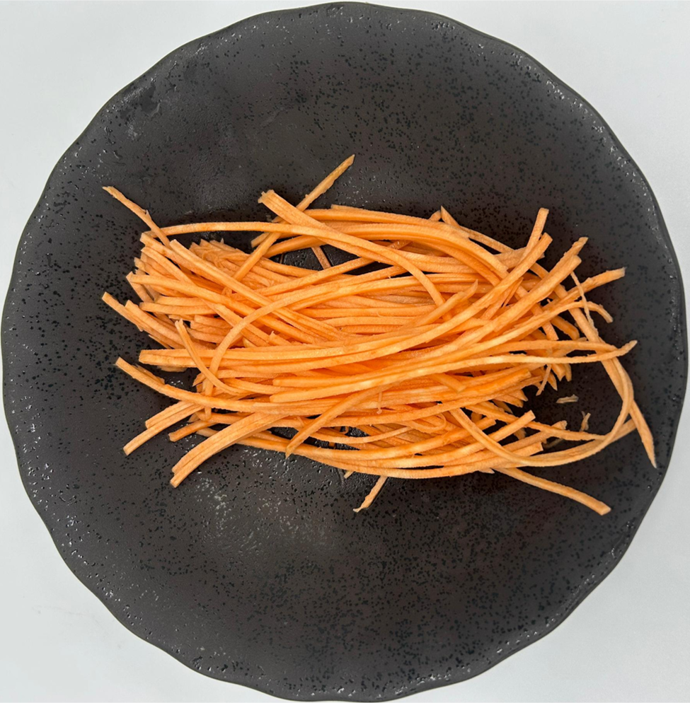 Potato Sweet Orange - Shredded 0.2cm x 1 kg (Kito)