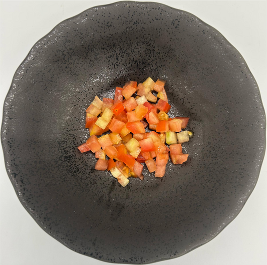 Tomato - Diced 0.5cm - 1 kg/Tub (Kito)