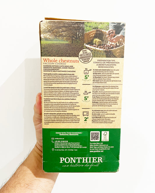 Whole Chestnuts Vacuum Cooked (Ponthier)